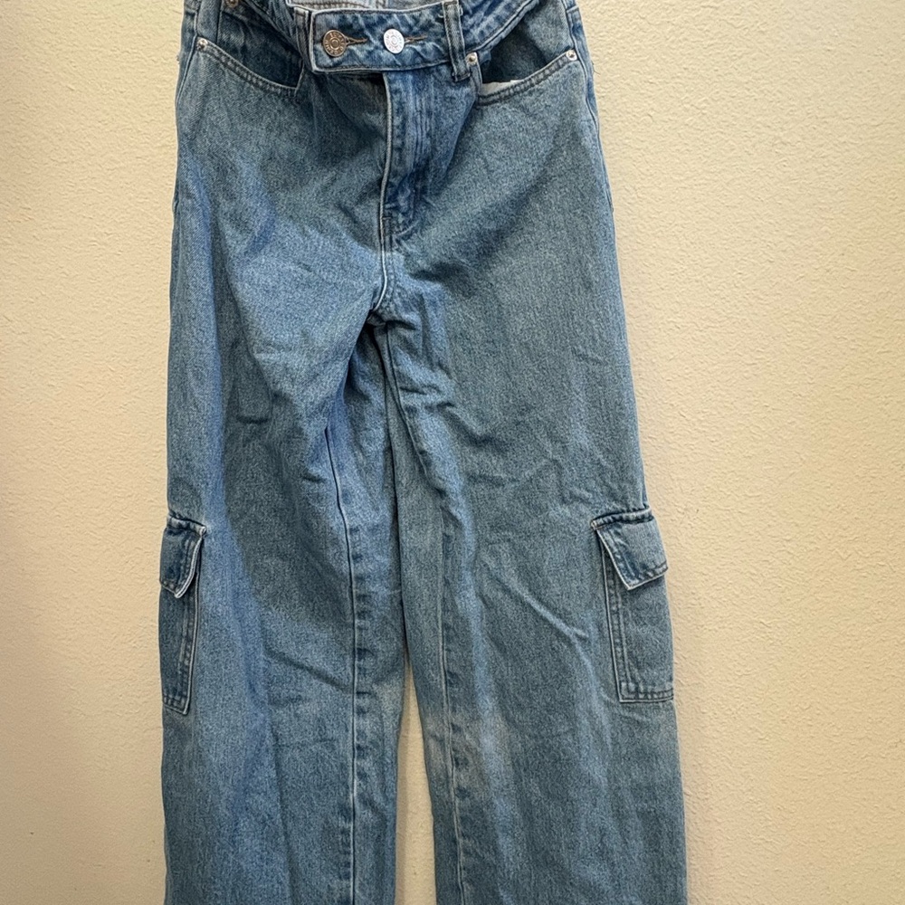 Edikted Blue Denim Jeans
